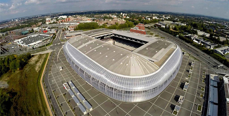 Le Stade Pierre Mauroy à Villeneuve d'Ascq