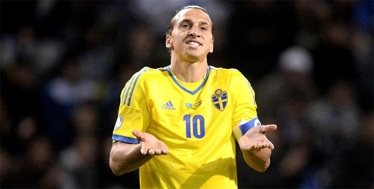Zlatan joue pour la Suède