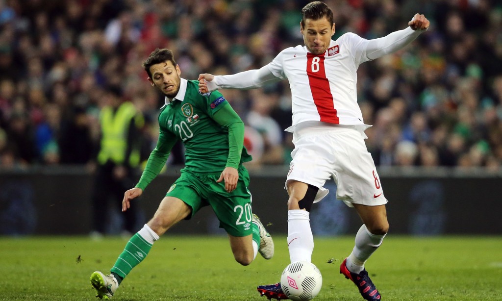 Match à enjeu entre la Pologne et l'Irlande