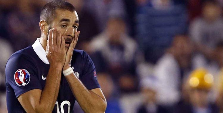 Image d'archive, Benzema en Equipe de France