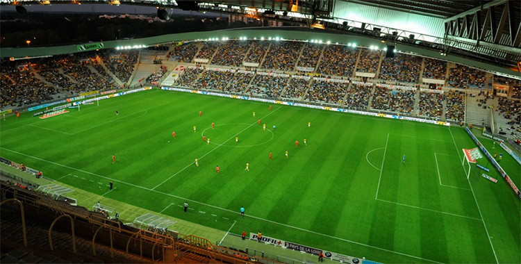 Le stade de St Etienne